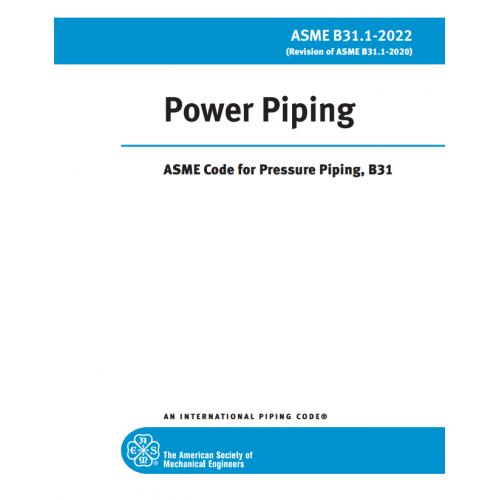 ASME B31.12022 Power Piping